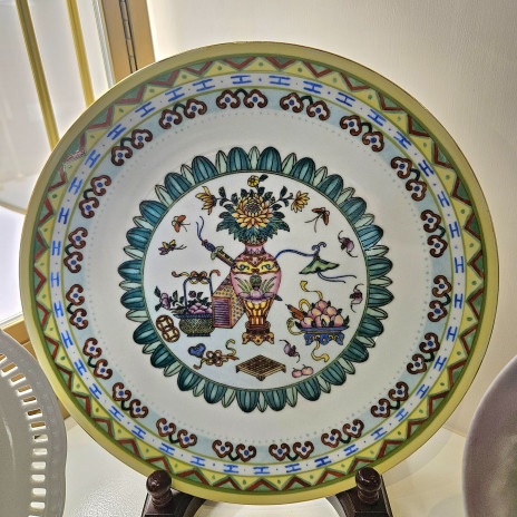 清供集福 (Blessings Plate)