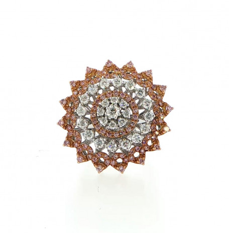 Radiant Floral Statement Ring