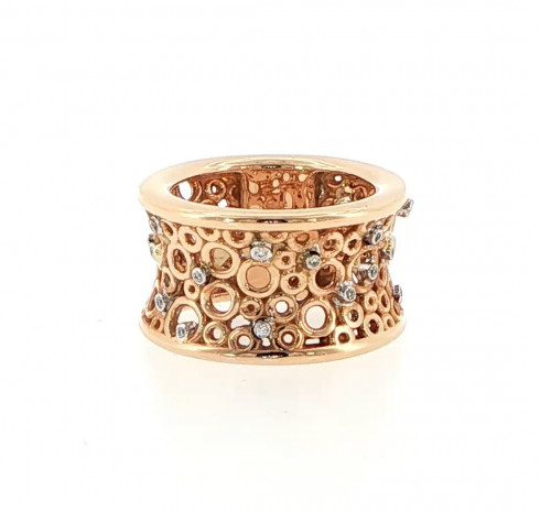 intricate Openwork Circle Ring