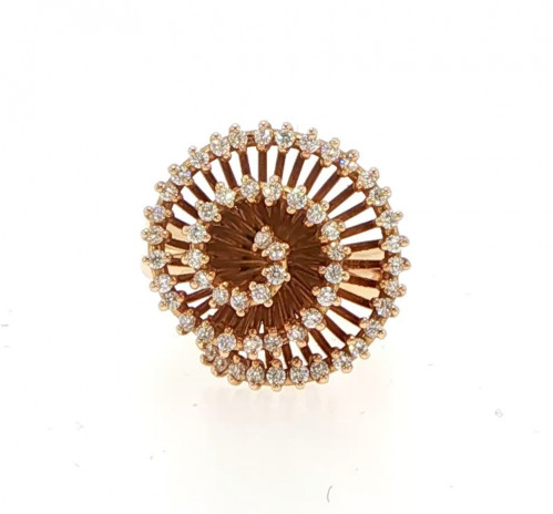 Radiant Sunburst Ring. 耀彩日暉鑽戒