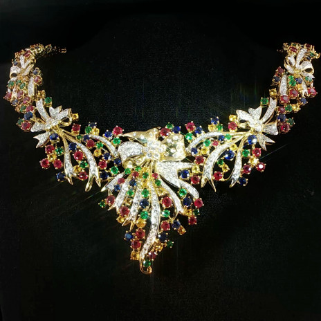 Radiant Symphony Bow Necklace