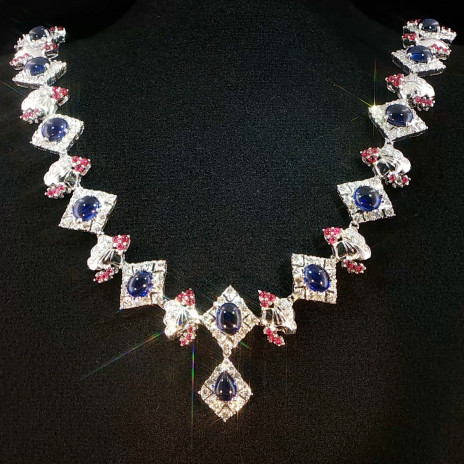Sapphire Majesty Necklace